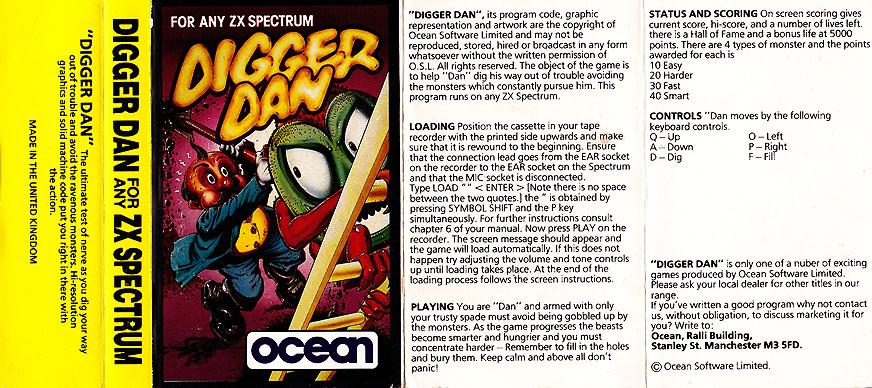 Screen from Digger Dan