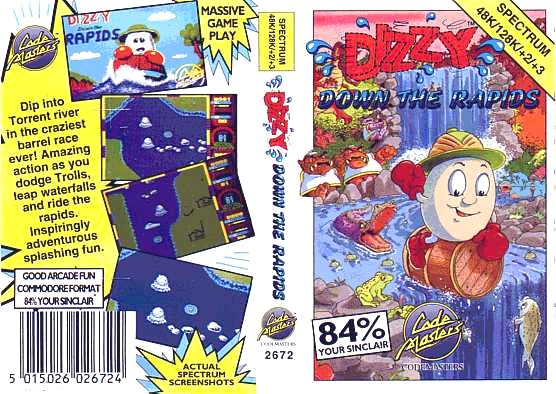 Screen from Dizzy Down the Rapids