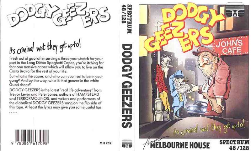 Screen from Dodgy Geezers