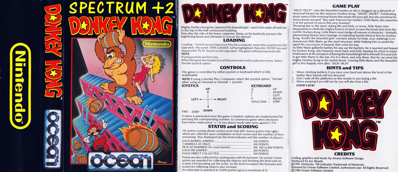 Screen from Donkey Kong