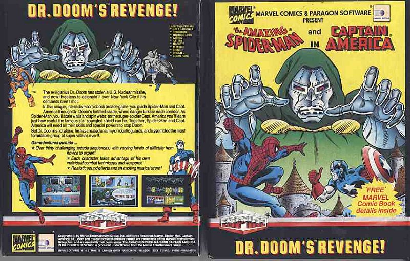 Screen from Dr. Doom's Revenge!