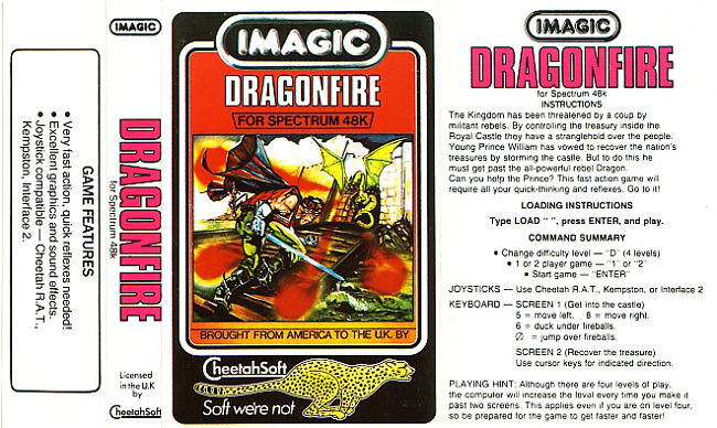 Screen from Dragonfire