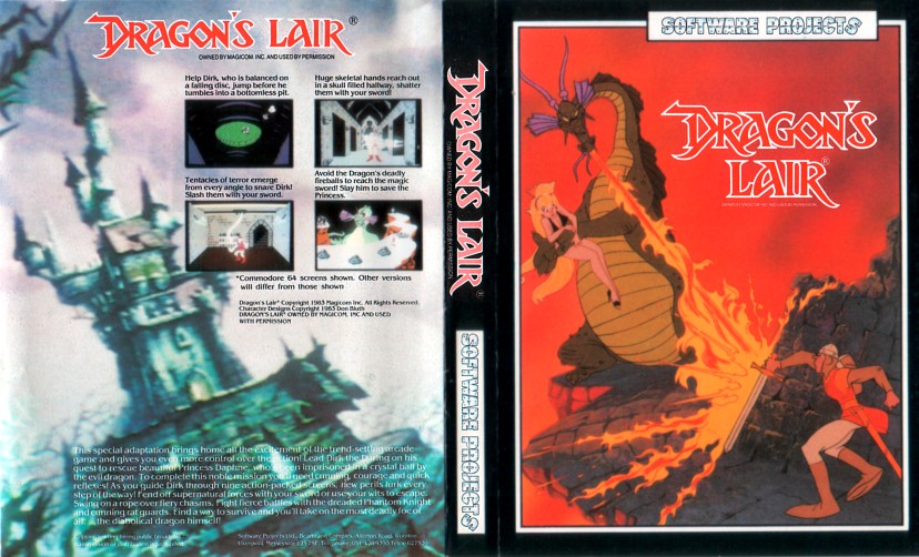 Screen from Dragon's Lair