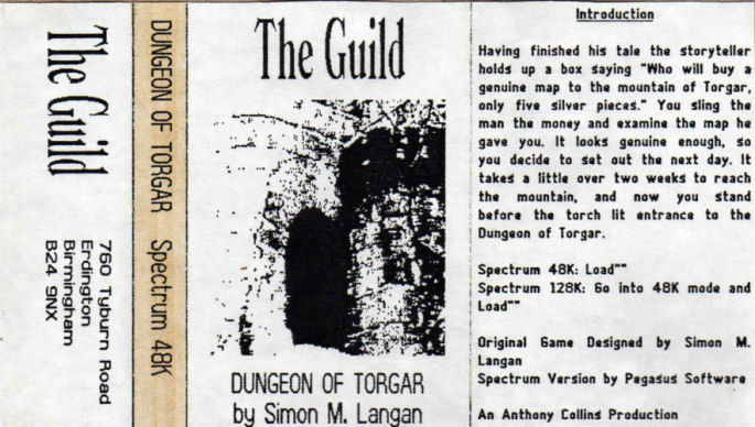 Screen from Dungeon of Torgar