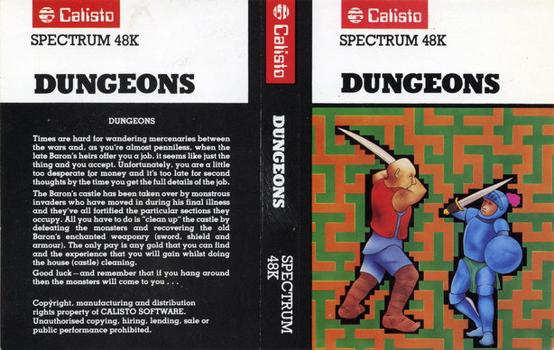 Screen from Dungeons