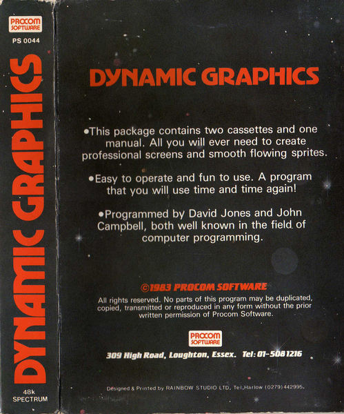 Screen from Dynamic Graphics
