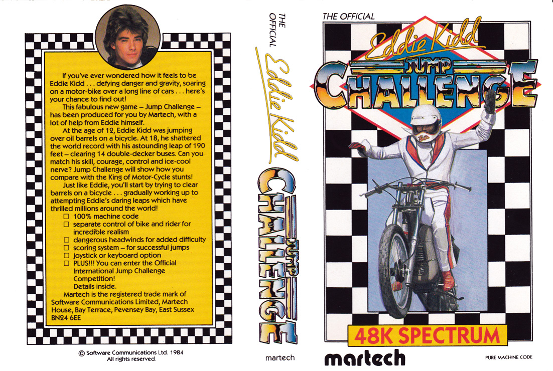 Screen from Eddie Kidd Jump Challenge