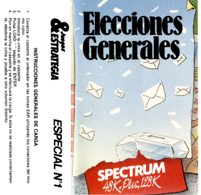 Screen from Elecciones Generales