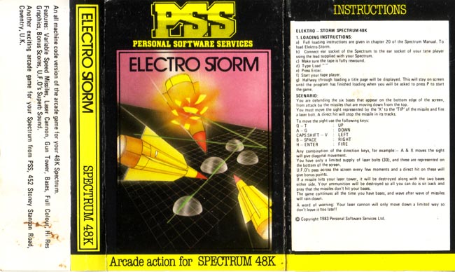 Screen from Elektro Storm