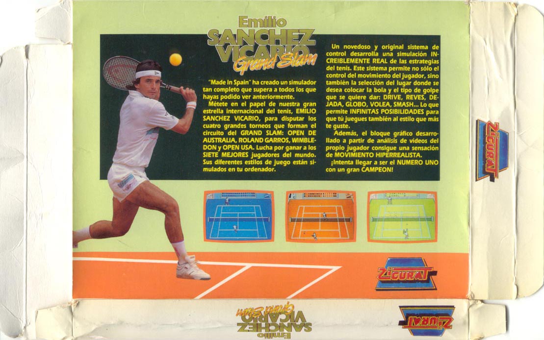 Screen from Emilio Sanchez Vicario Grand Slam