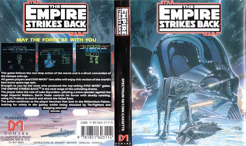 Screen from The Empire Strikes Back