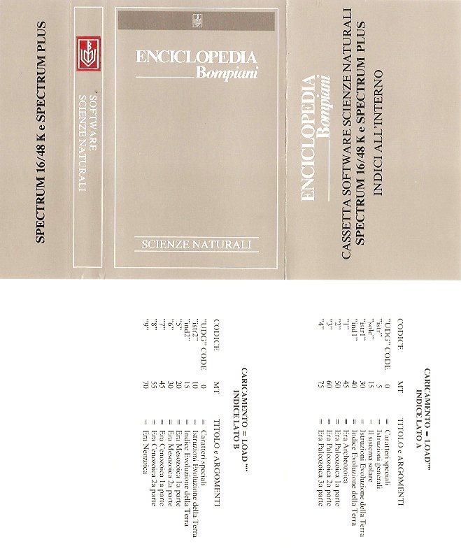 Screen from Enciclopedia Bompiani - Scienze Naturali