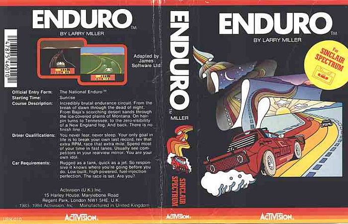 Screen from Enduro