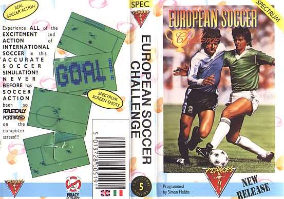 Screen from European Soccer Challenge