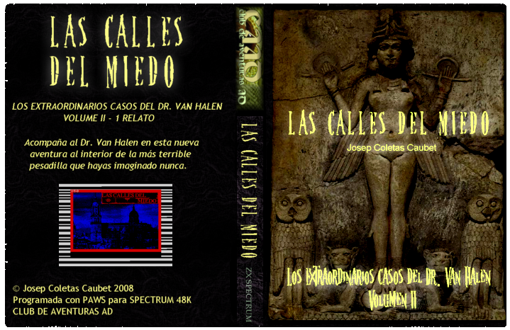 Screen from Los Extraordinarios Casos del Dr. Van Halen Volumen 2 Relato I: Las Calles del Miedo