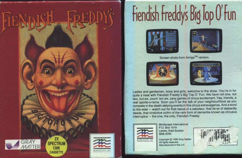 Screen from Fiendish Freddy's Big Top o'Fun