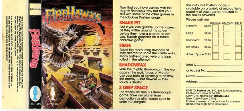 Screen from Fire Hawks