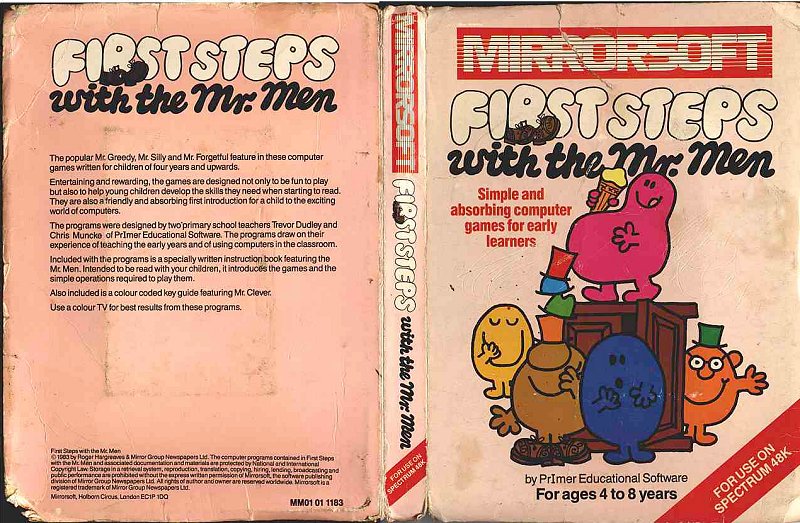 Screen from First Steps with the Mr. Men