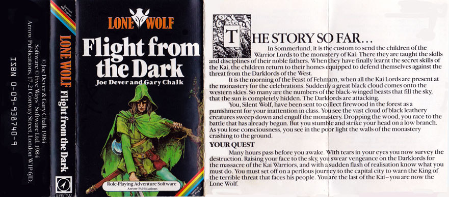 Screen from Flight from the Dark