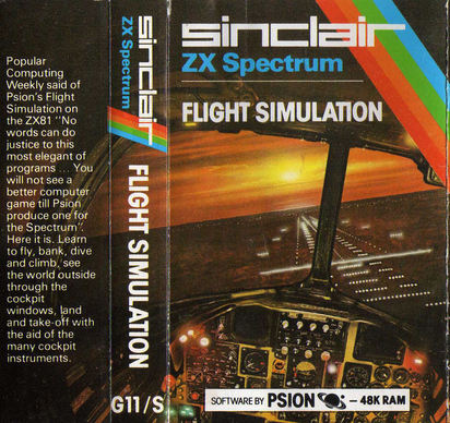 Screen from Flight Simulation
