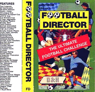 Screen from Football Director
