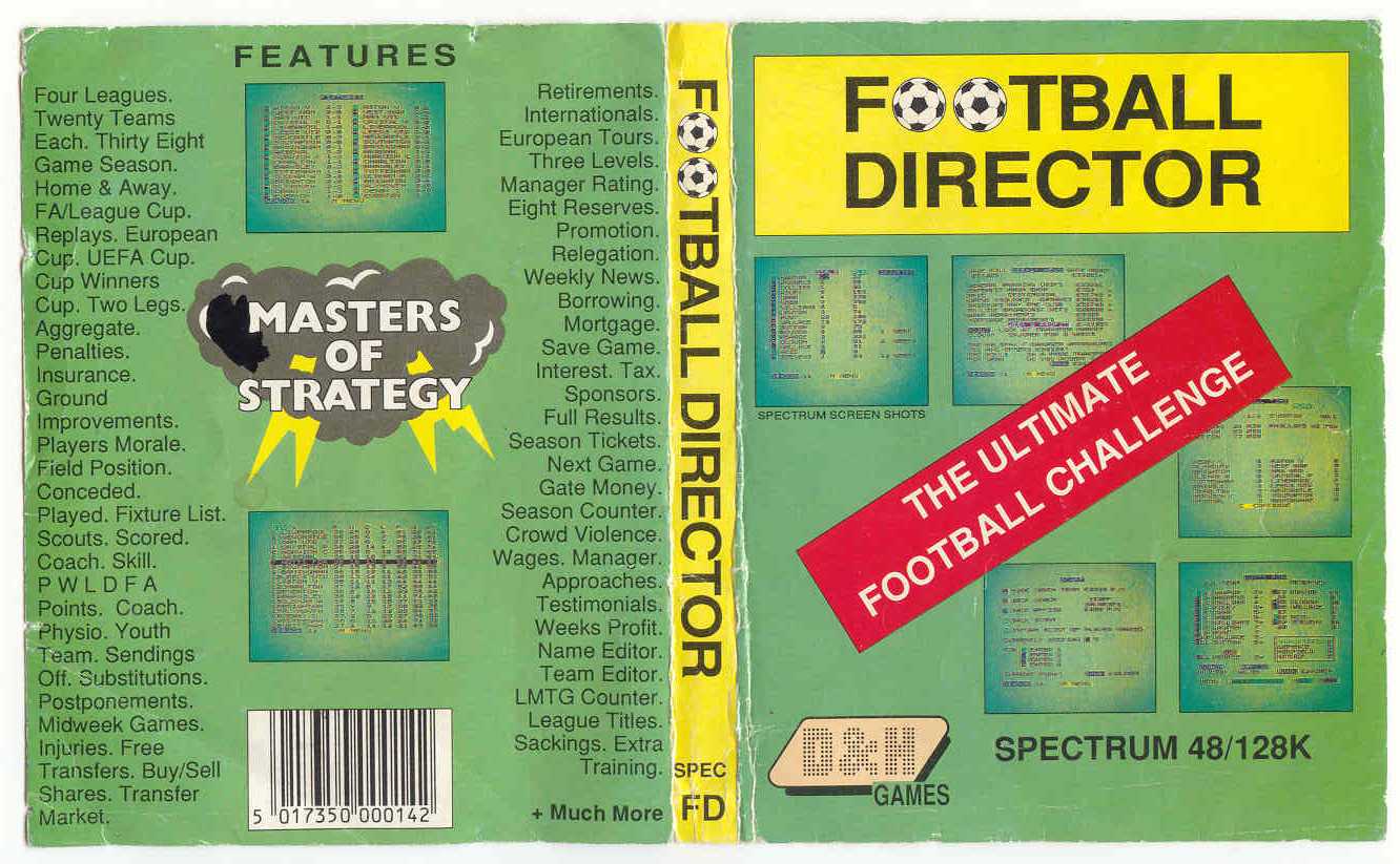 Screen from Football Director