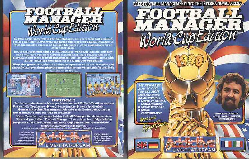 Screen from Football Manager: World Cup Edition