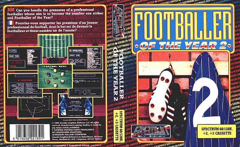 Screen from Footballer of the Year 2