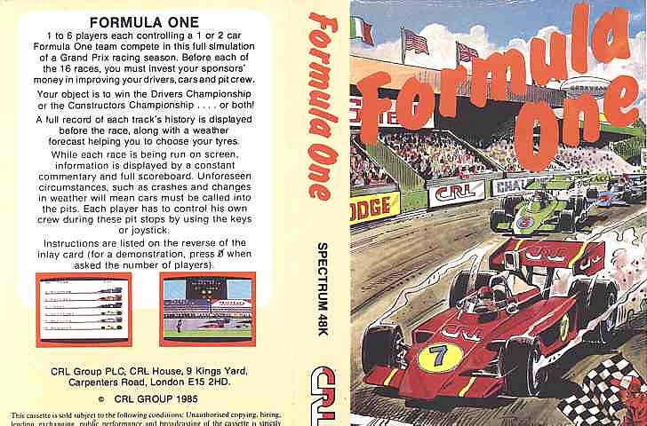 Screen from Formula One