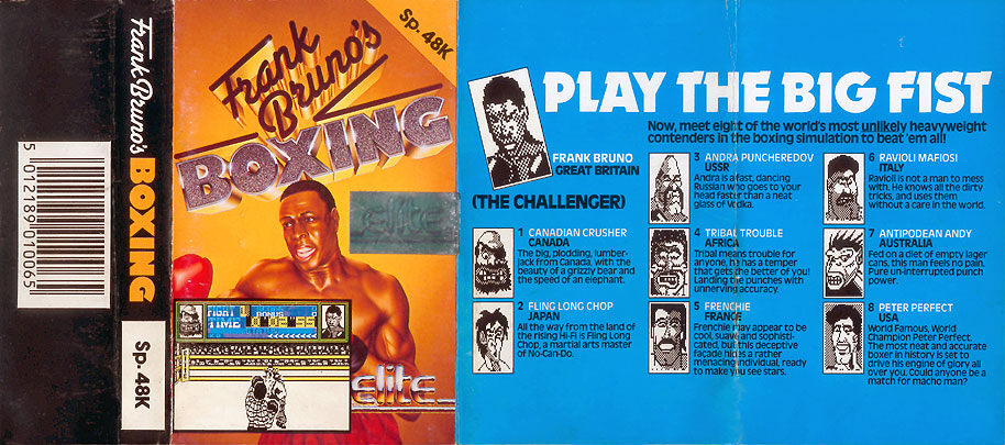 Screen from Frank Bruno's Boxing