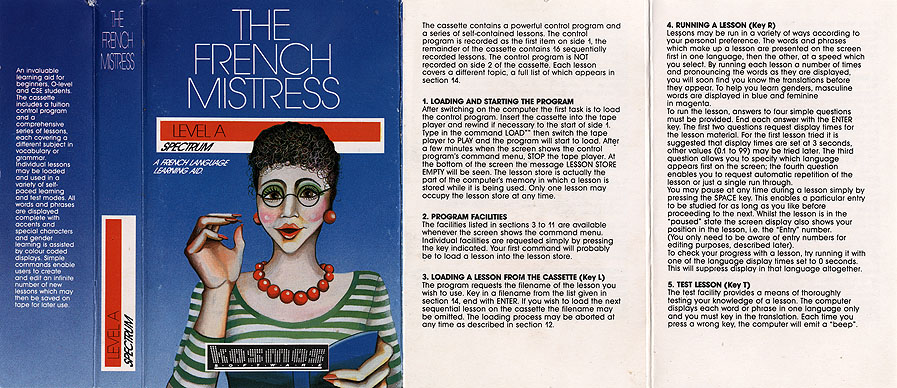 Screen from The French Mistress: Level A