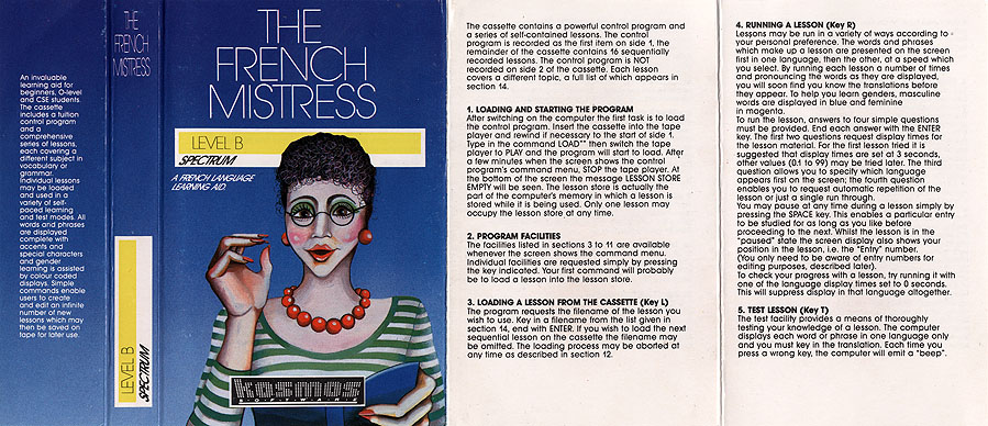 Screen from The French Mistress: Level B
