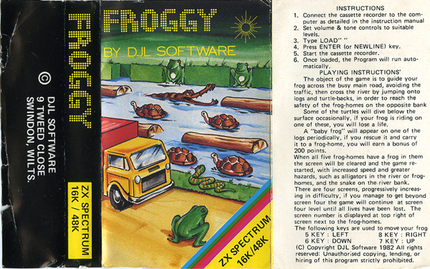 Screen from Froggy