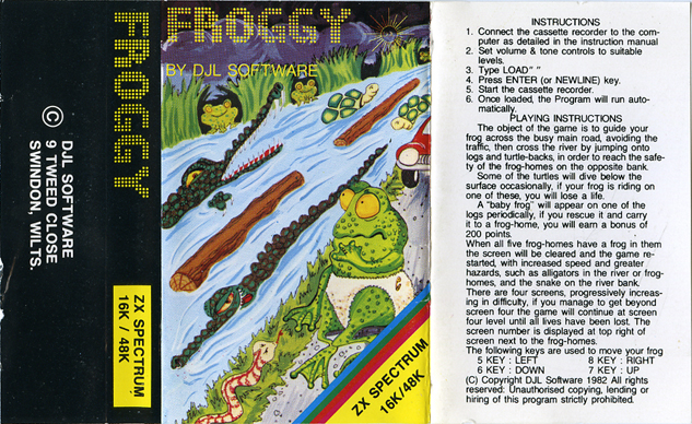 Screen from Froggy
