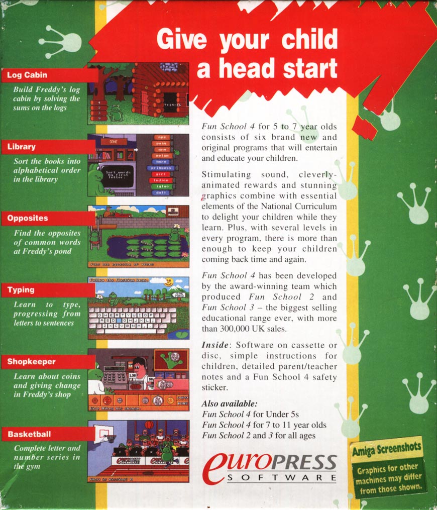 Screen from Fun School 4 for 5-7 Year Olds