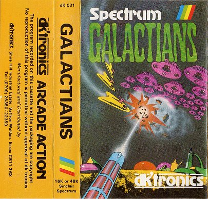 Screen from Galactians