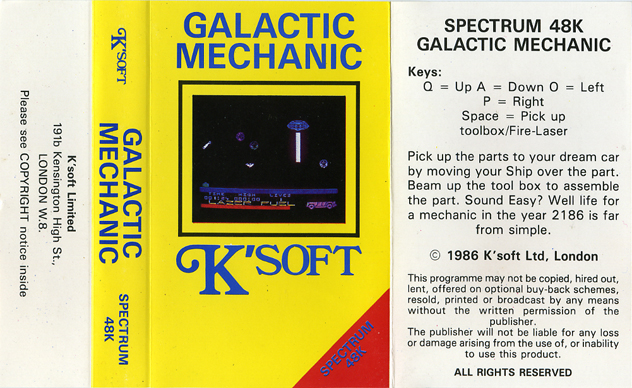 Screen from Galactic Mechanic