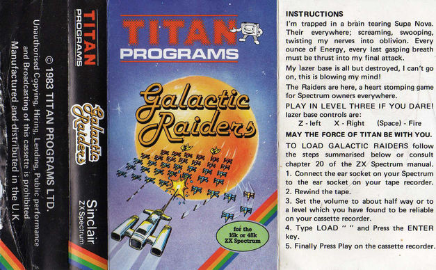 Screen from Galactic Raiders