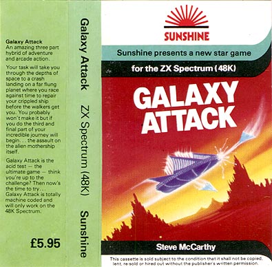 Screen from Galaxy Attack