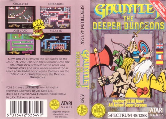 Screen from Gauntlet: The Deeper Dungeons