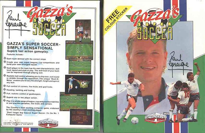 Screen from Gazza's Super Soccer