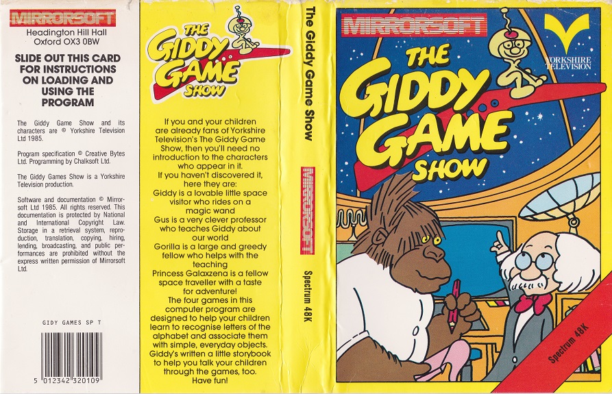 Screen from The Giddy Game Show