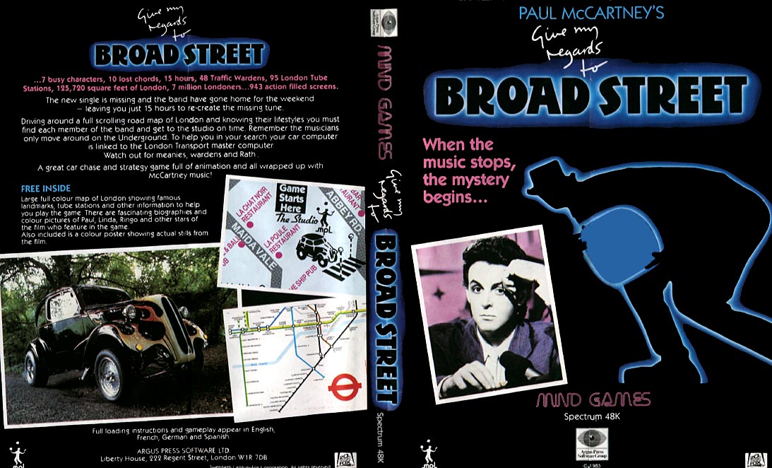 Screen from Give My Regards to Broad Street