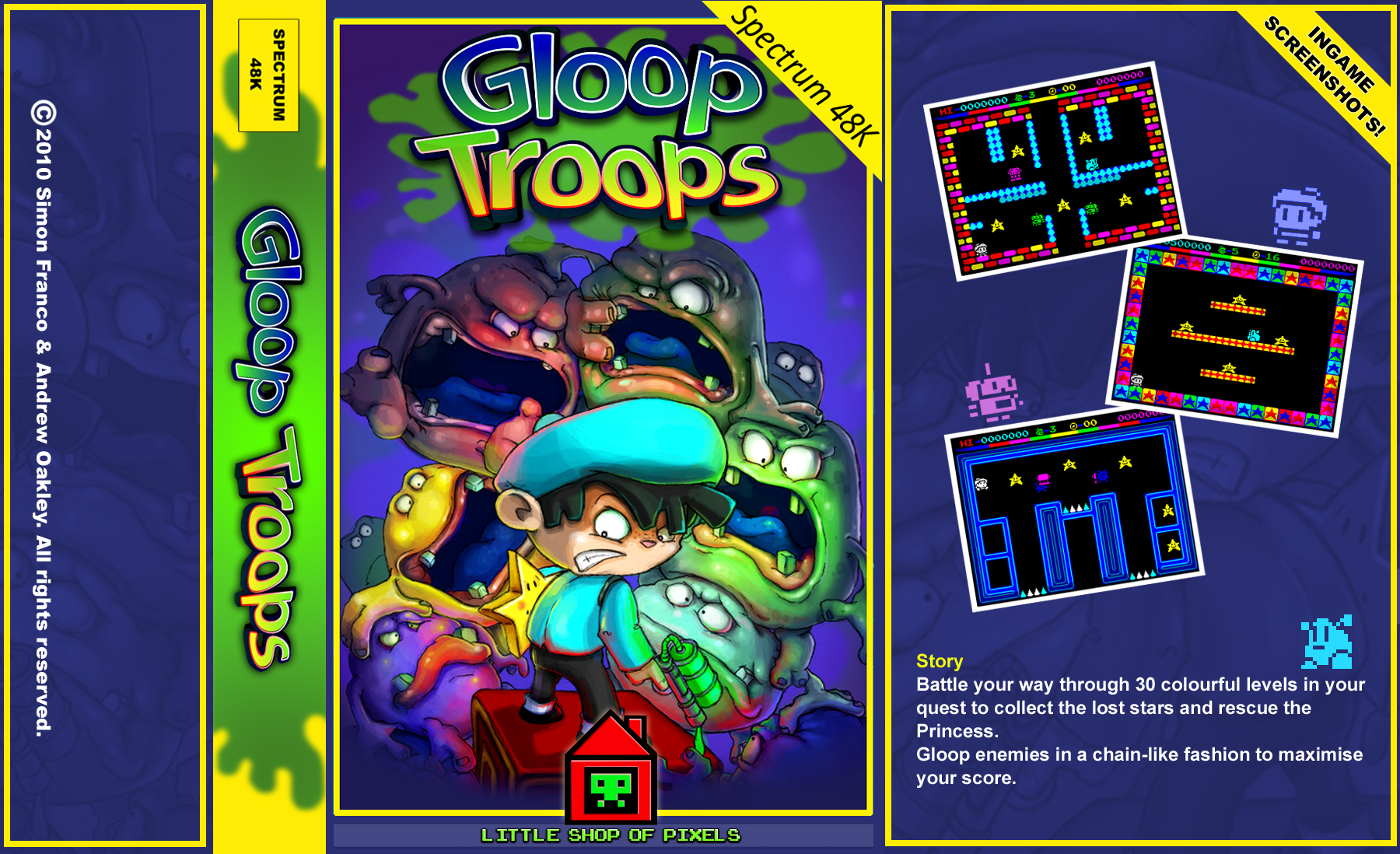 Screen from Gloop Troops