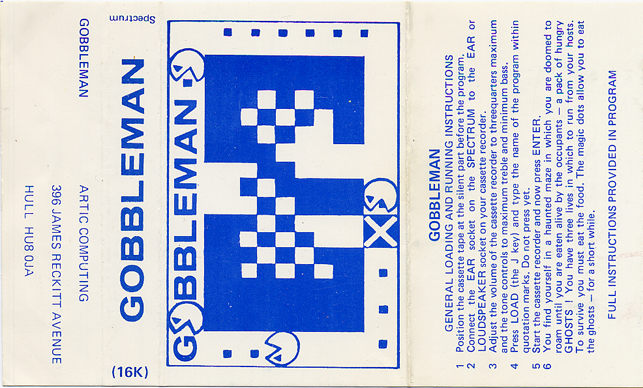 Screen from Gobbleman