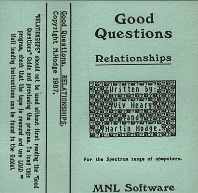 Screen from Good Questions - Relationships