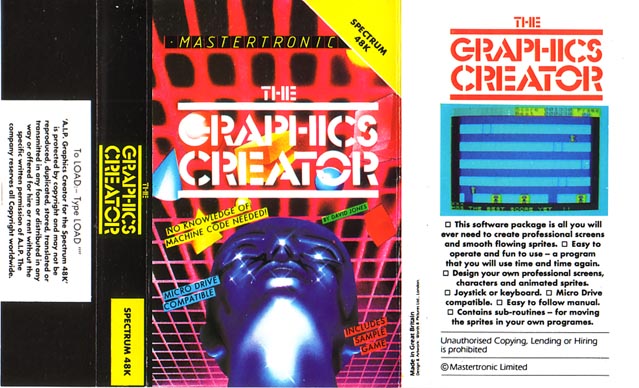 Screen from The Graphics Creator