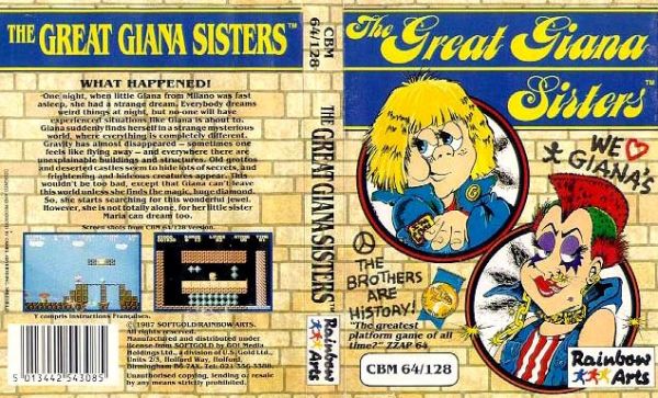Screen from The Great Giana Sisters