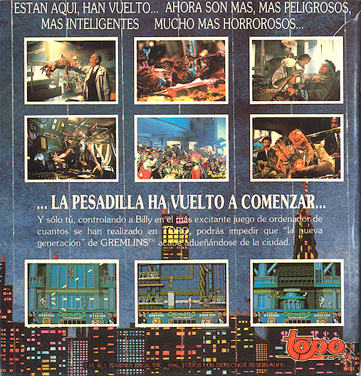 Screen from Gremlins 2: La Nueva Generacion
