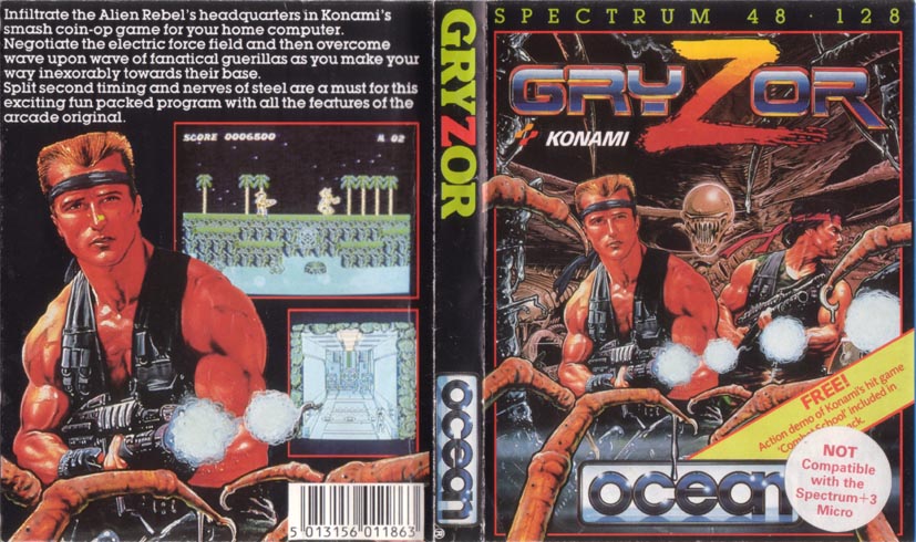 Screen from Gryzor